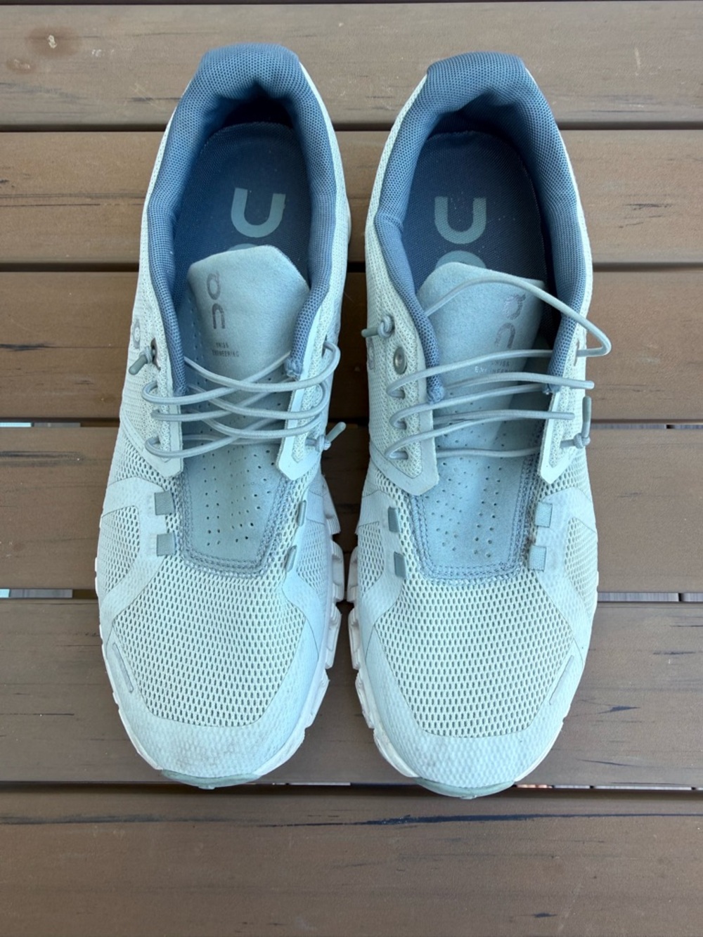 On Running Women's Athletic Sneakers in Glacier color